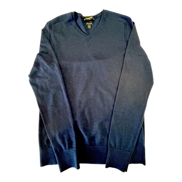 Express Sweaters - Express Merino Wool Blend V Neck Sweater Size S